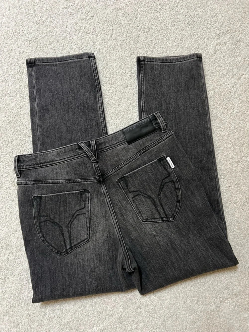 Miss Sixty Women's Straight Leg Jeans in Charcoal Black - Picture 4 of 7